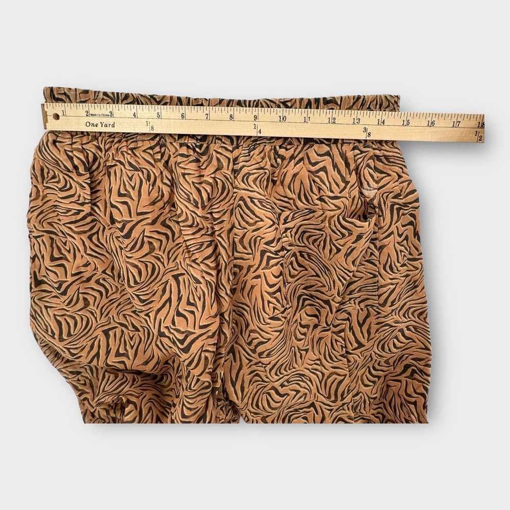 Charlie Holiday Whitney Pants Women's 8 Wide Leg Pull On Elastic Animal‎ Print - Picture 6 of 8